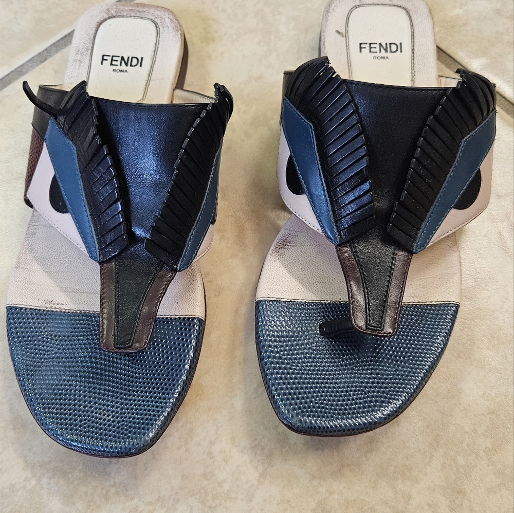 Authentic Fendi Flat Sandals